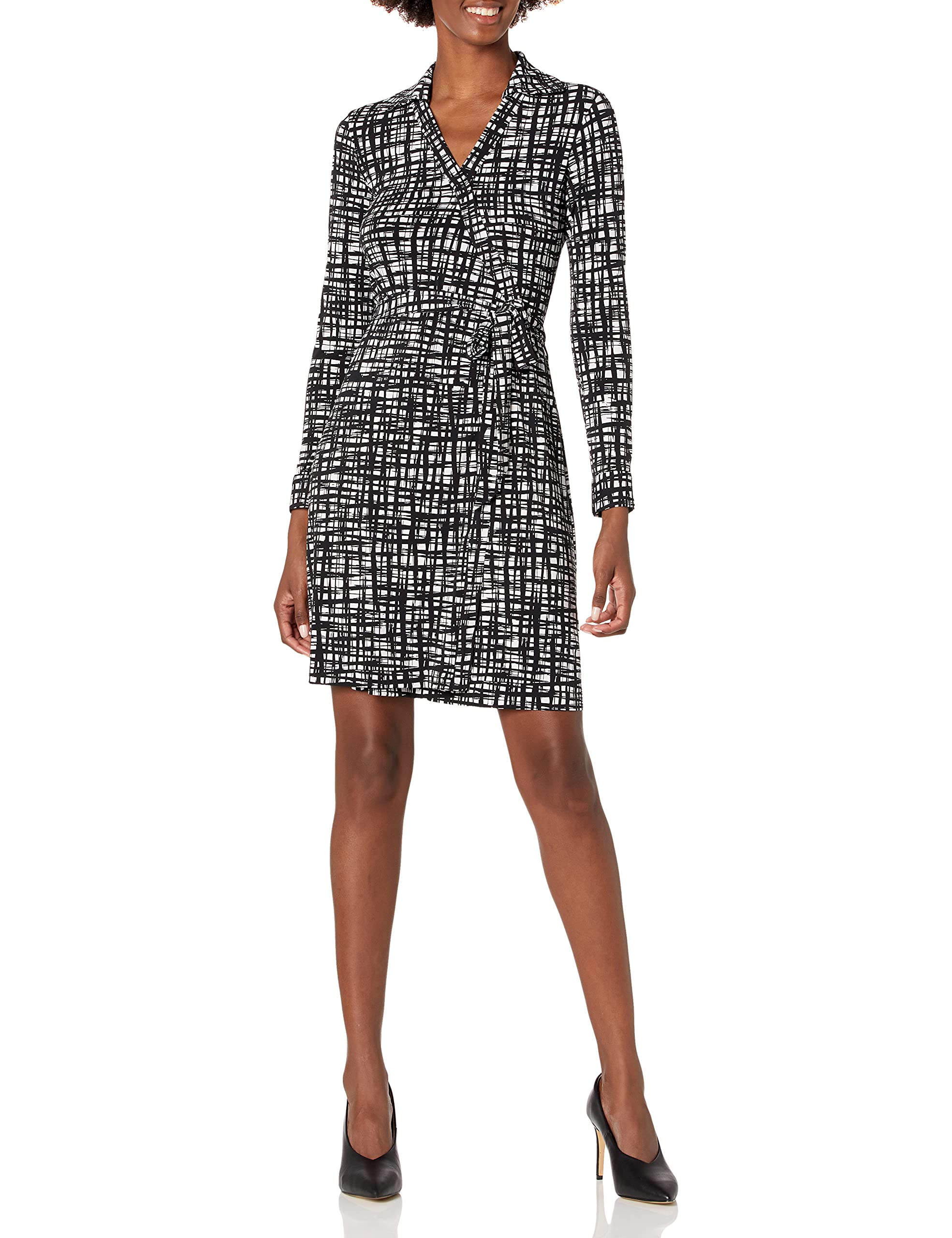 Calvin Klein Women's Wrap Dress - Elegant & Comfortable for Work & Events