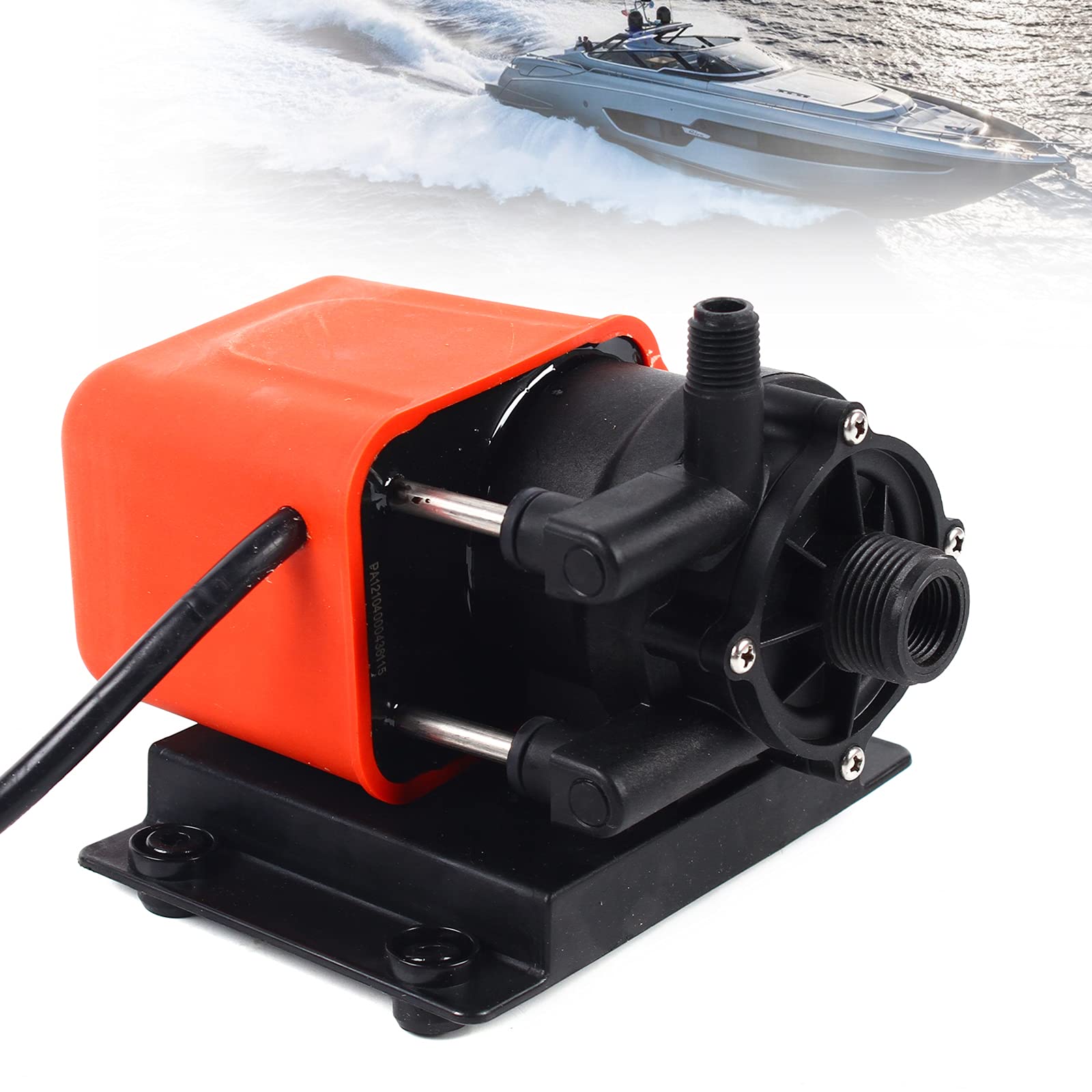 Marine Boat Air Conditioning Seawater Circulation Pump - 18.5LPM/250GPH Yacht Cooling AC Pump 110-115V - Perfect for Marine HVAC Systems & Boat Cabin Cooling