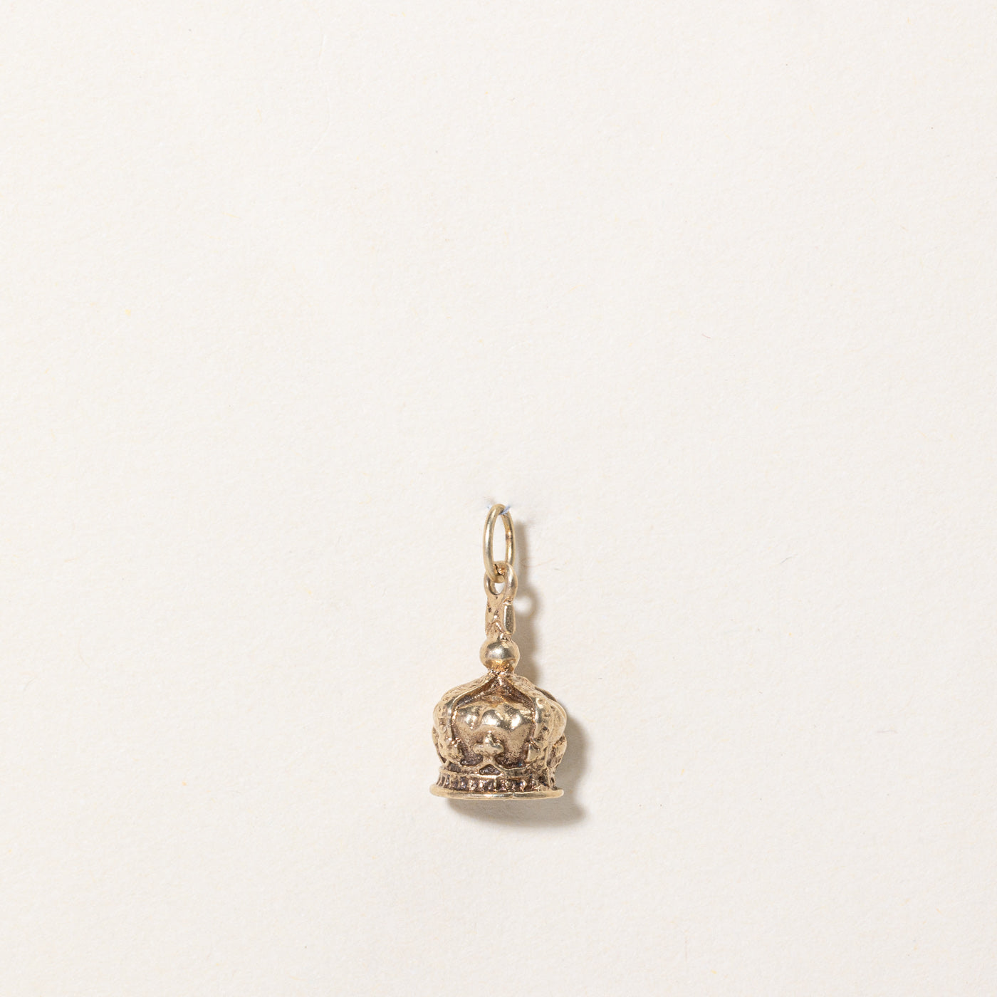 10k Yellow Gold Crown Charm Pendant Necklace for Women - Elegant Jewelry Gift for Birthday, Anniversary & Special Occasions
