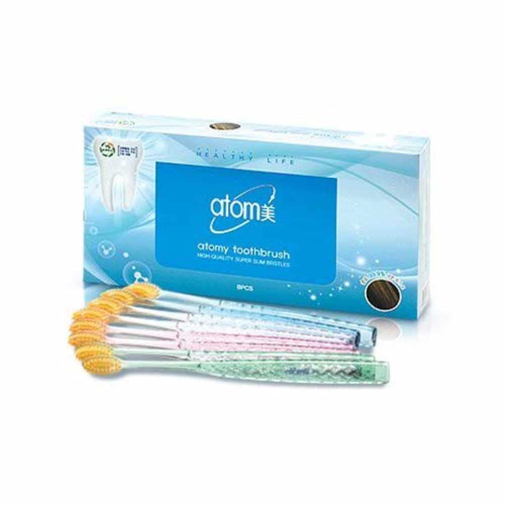 Atomy Soft Bristle Toothbrush - 8 Pack for Adults & Kids - Gentle Cleaning for Sensitive Teeth & Gums - Perfect for Travel, Home & Office Use