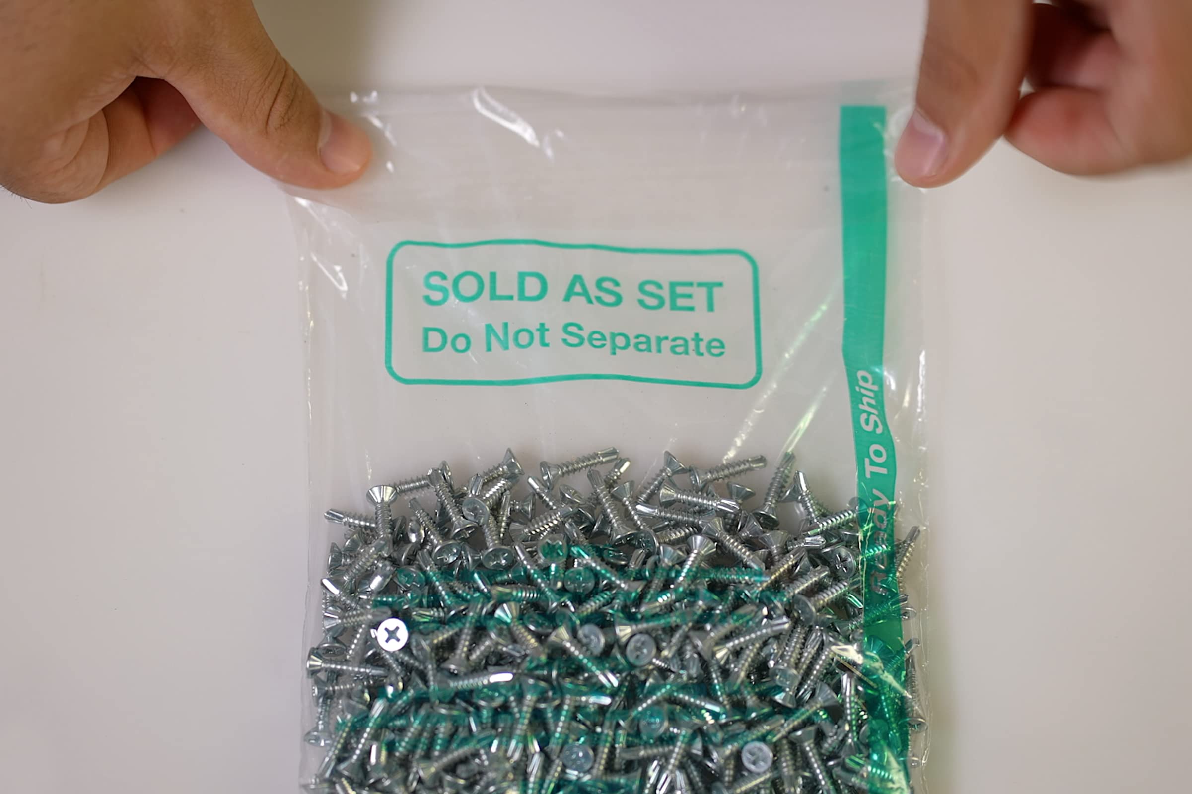 400 Count 12x15 Inches Poly Bags with Suffocation Warning - Self Seal Resealable Plastic Bags for FBA Shipping, Storage & Organization - Perfect for Amazon Sellers, Small Business Packaging & Retail Product Protection