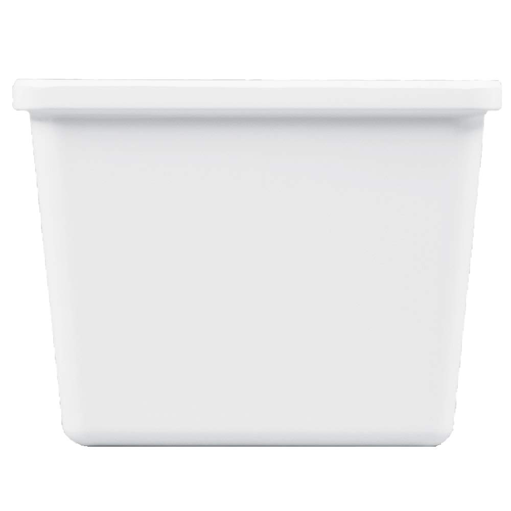 GET ML-149-W 2 Quart White Square Food Storage Container with Airtight Lid - Perfect for Meal Prep, Leftovers & Pantry Organization