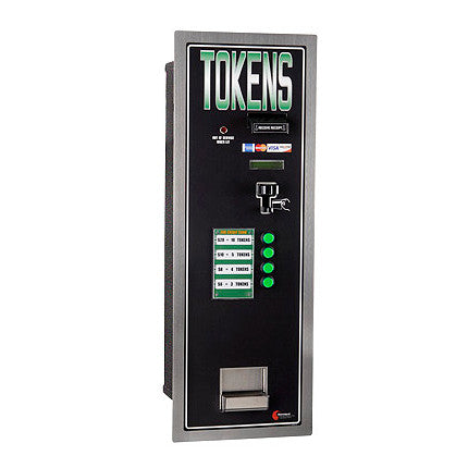 MC315RL CC Standard Token Change Machine - High Capacity Coin Changer for Arcades, Laundromats & Vending Businesses - Perfect for Gaming Centers and Amusement Parks
