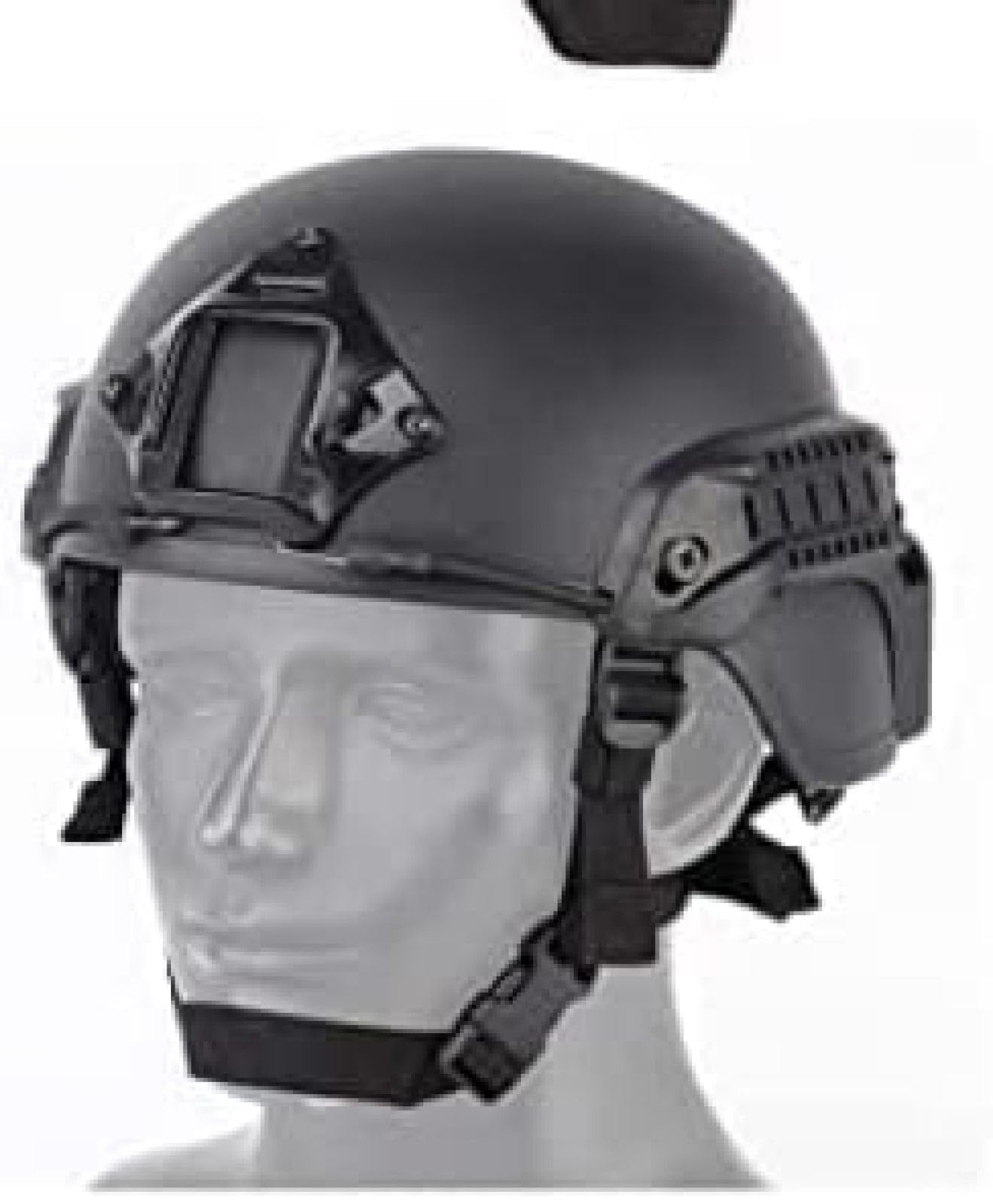 Full Face Tactical Mask with Goggles & ACH Helmet for Airsoft, Paintball, CS Games - Adjustable 30x19cm (Black) - Perfect for Outdoor Combat Sports & Military Simulation