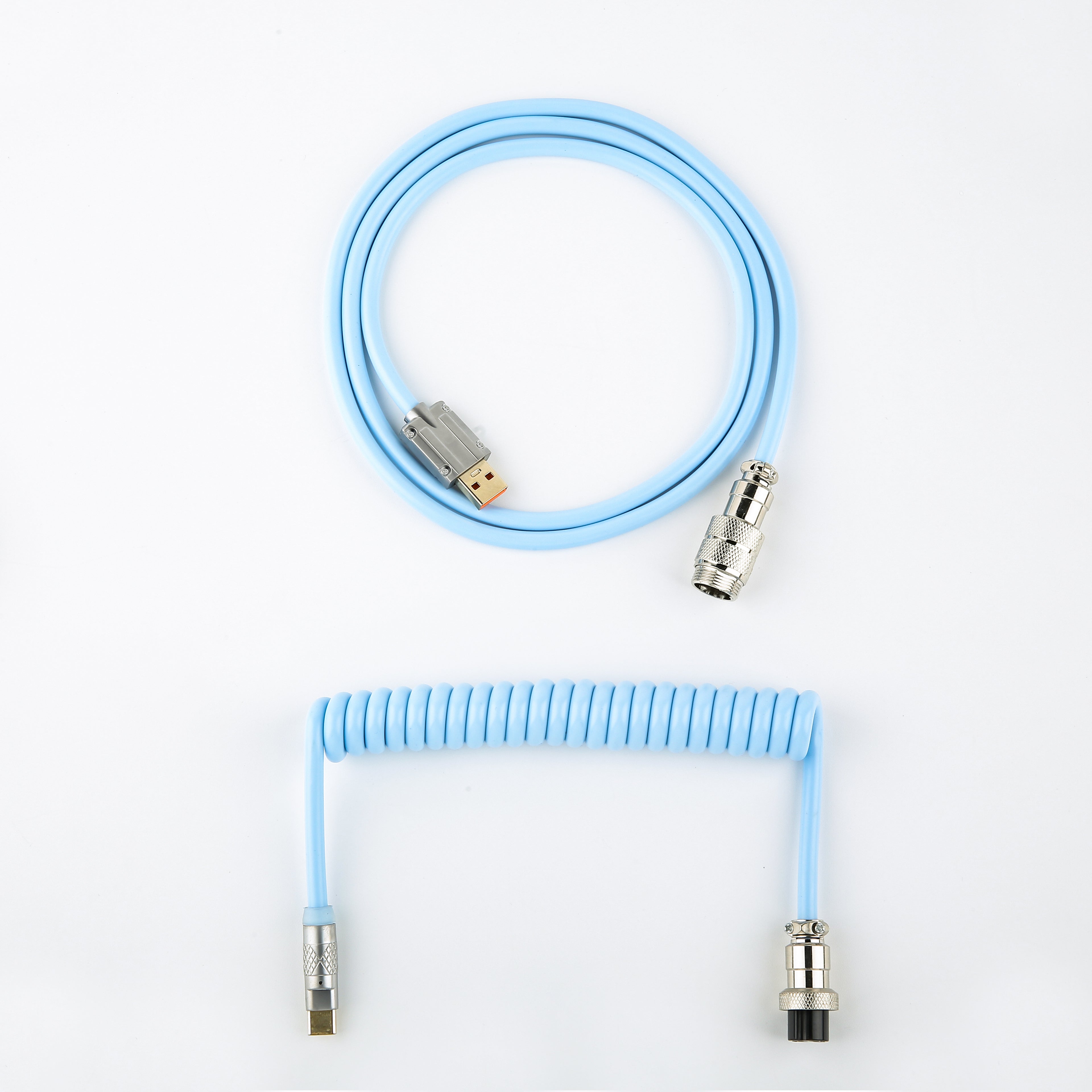 YUNZII Mystery Bundles - Handmade Pastel Aviator Coiled Cable for Keyboard & Gaming Accessories | Perfect for Mechanical Keyboards, PC Setup, and Gift Giving