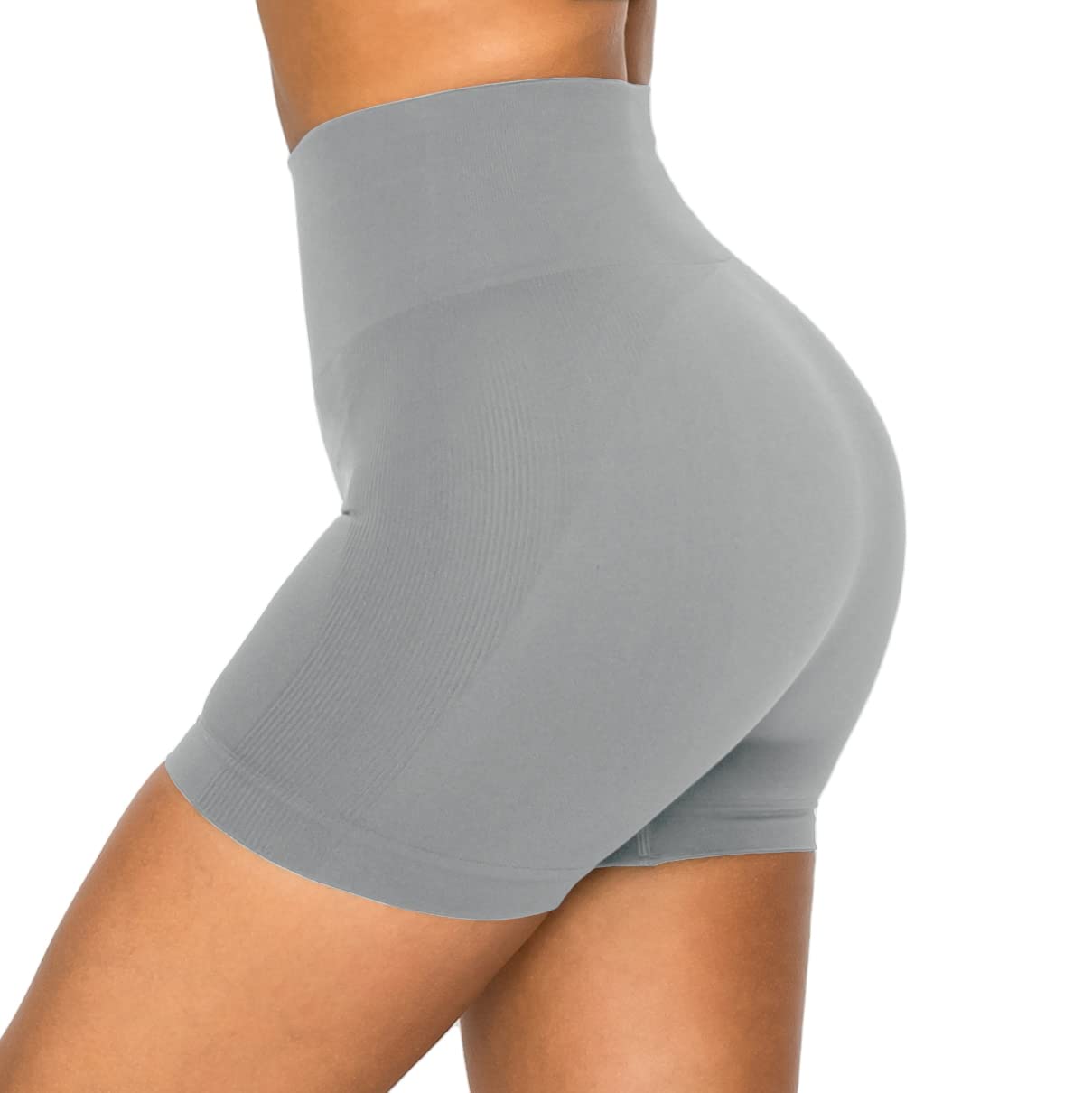 ALWAYS Women's High Waist Bike Shorts - Tummy Control Workout Shorts for Running, Yoga & Gym | Stretchy Athletic Compression Leggings | Perfect for Fitness, Lounge & Everyday Wear