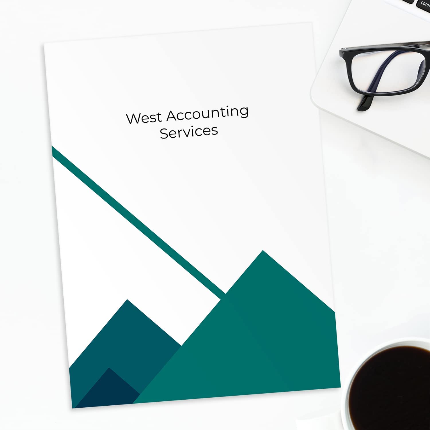 25 Custom Business Name Folders - 9