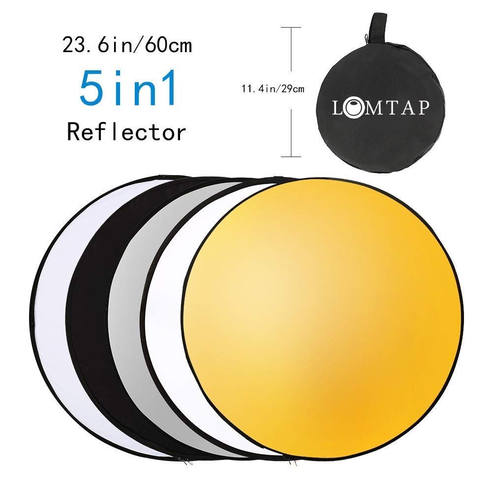 LOMTAP 10ft Backdrop Stand with Green Screen - Professional Photography Lighting Kit Includes 3 Softboxes, 5 Photo Umbrellas & 5-in-1 Reflector - Perfect for Video Equipment, Studio Lights, YouTube Setup and Party Photography