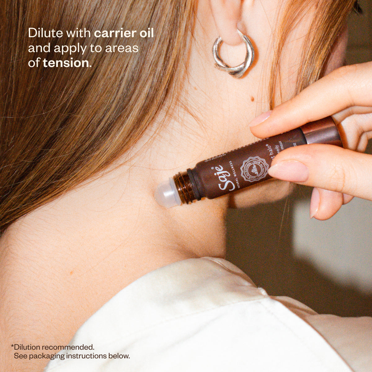 Peppermint Halo Duo - Cooling Headache Relief Stick & Aromatherapy Roll-On | Perfect for Migraines, Stress Relief & On-the-Go Use