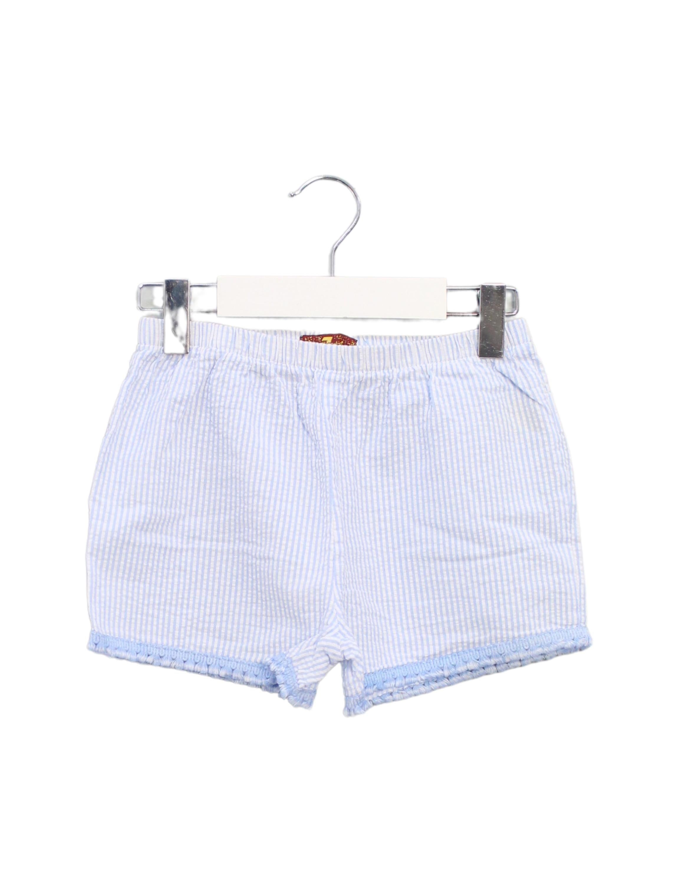 7 For All Mankind Girls' Short Sleeve Top and Shorts Set - Comfortable Cotton Outfit for Toddlers Age 6T - Perfect for Summer Playdates, Beach Trips and Casual Wear