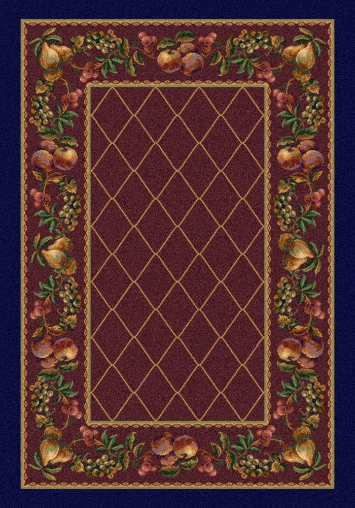Milliken Fruit Medley Rug 10000 Garnet Signature Collection 5'4