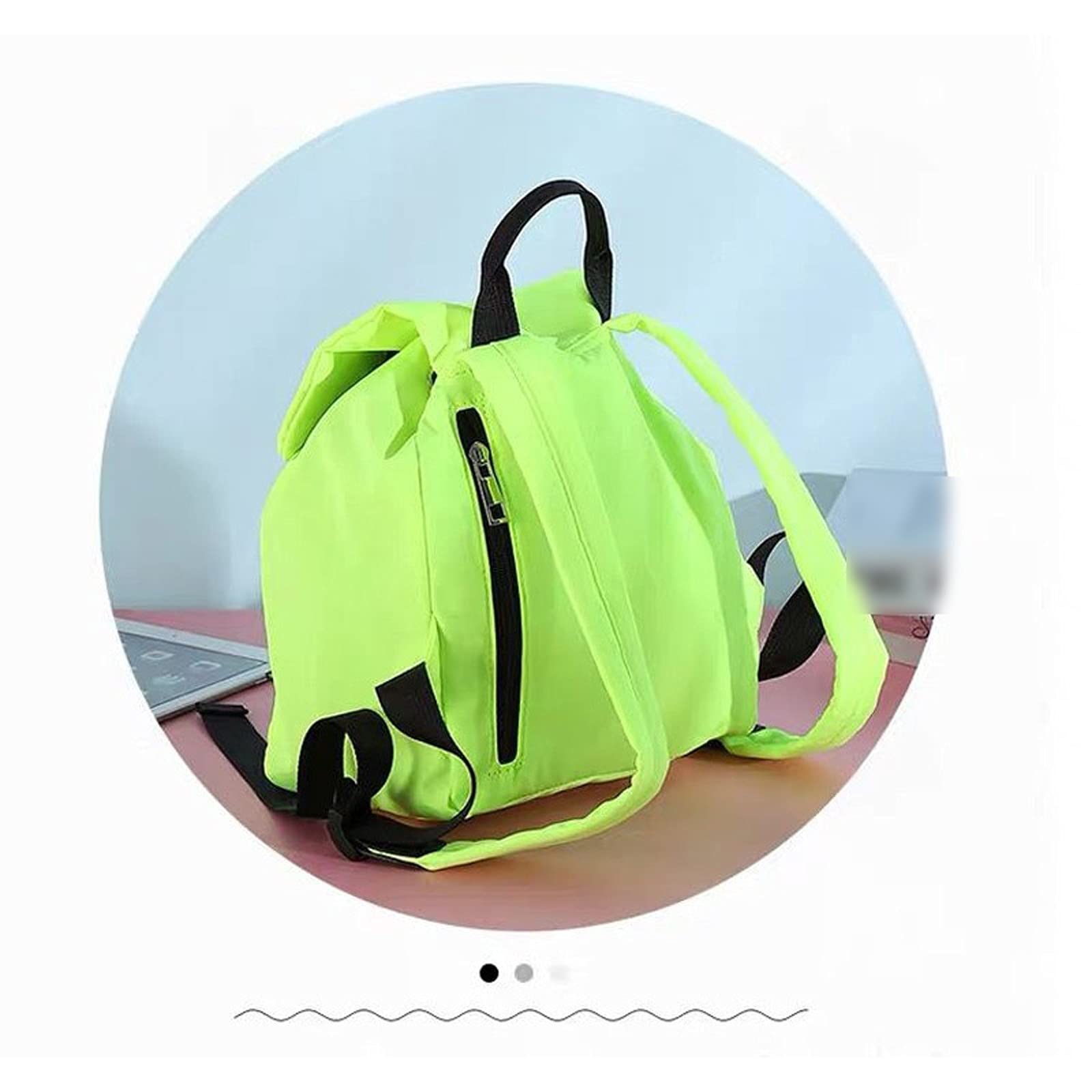 GIFYY Men's Travel Toiletry Bag & Women's Casual Backpack - Waterproof Sports Hiking Bag with Laptop Compartment, Fluorescent Accents (Dark Blue) - Perfect for Gym, Work, School & Outdoor Adventures