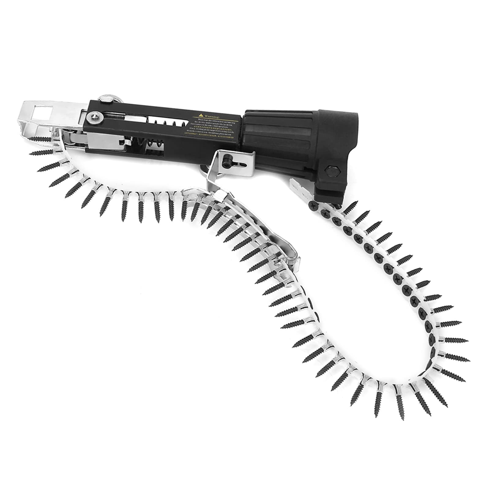 ViaGasaFamido Cordless Automatic Nail Gun Drill Chain Set - Drywall Screw Gun Attachment & Electric Drill Adapter for Woodworking | Perfect for DIY Projects, Home Renovation, and Professional Construction Work