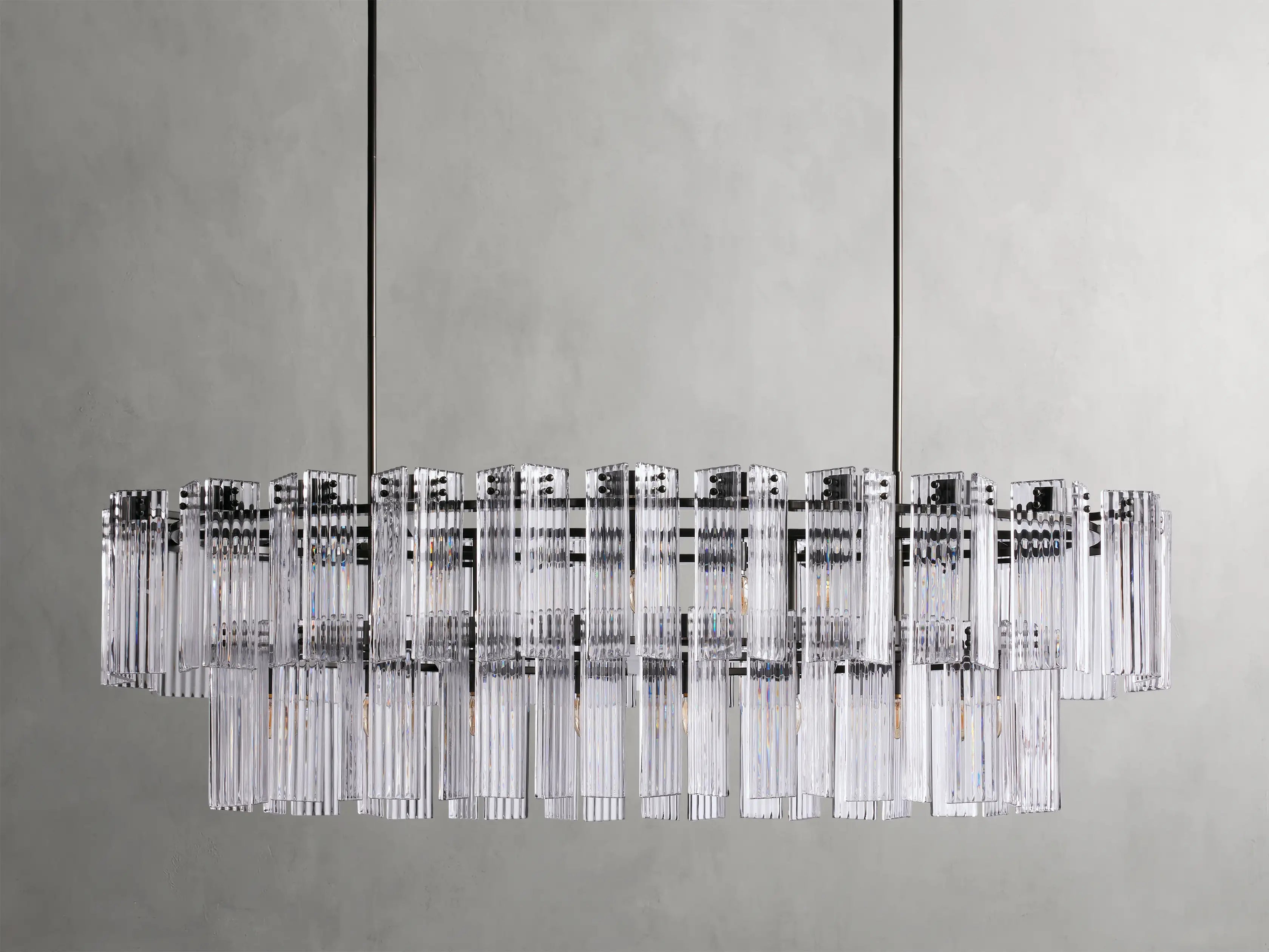Delsie Oval Crystal Chandelier - 51