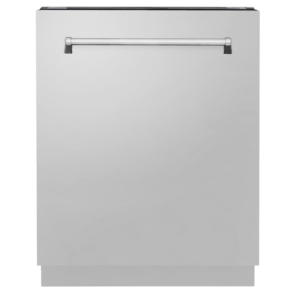 ZLINE 36 Inch Professional Kitchen Package - Stainless Steel Gas Range, Range Hood, Microwave Drawer, Tall Tub Dishwasher & Wine Cooler (5KP SGRRH36 MWDWV RWV) - Perfect for Gourmet Cooking & Entertaining in Modern Homes