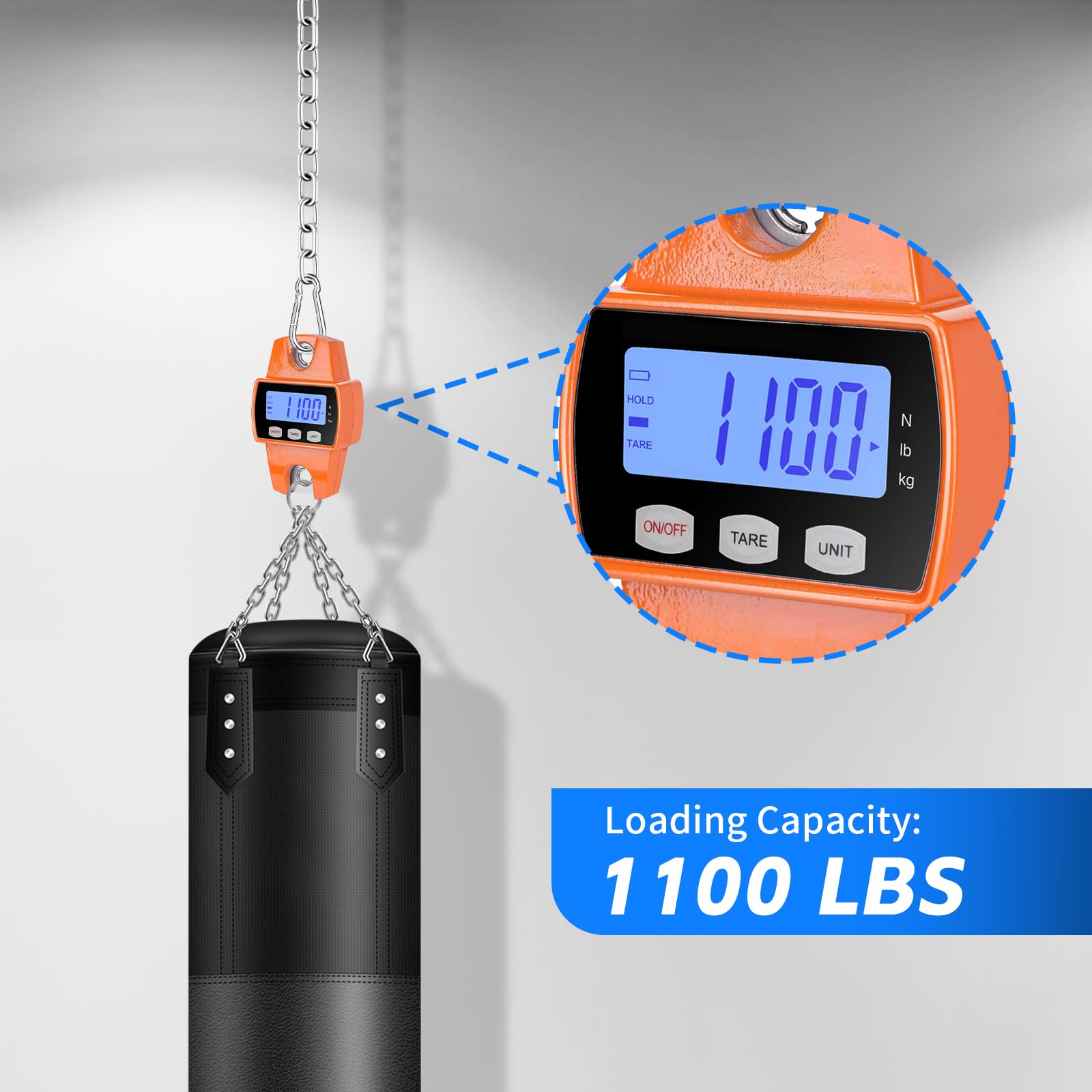 2 Pack Heavy Duty Punching Bag Chains - 550LB Capacity Hanging Swing Chain with 4 Carabiners - Durable Hammock Hardware Kit for Punching Bags, Swing Chairs, Hammocks & Trapeze Yoga - Perfect for Indoor & Outdoor Gym, Backyard, Garage & Martial Arts Training
