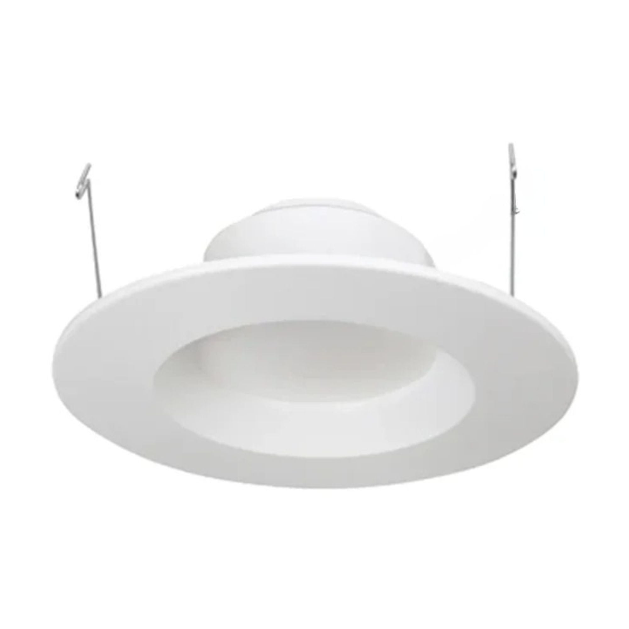5/6'' Recessed LED Can Light - 700 Lumens, 3000K Warm White, Smooth White Trim - Perfect for Kitchen, Bathroom & Living Room Lighting