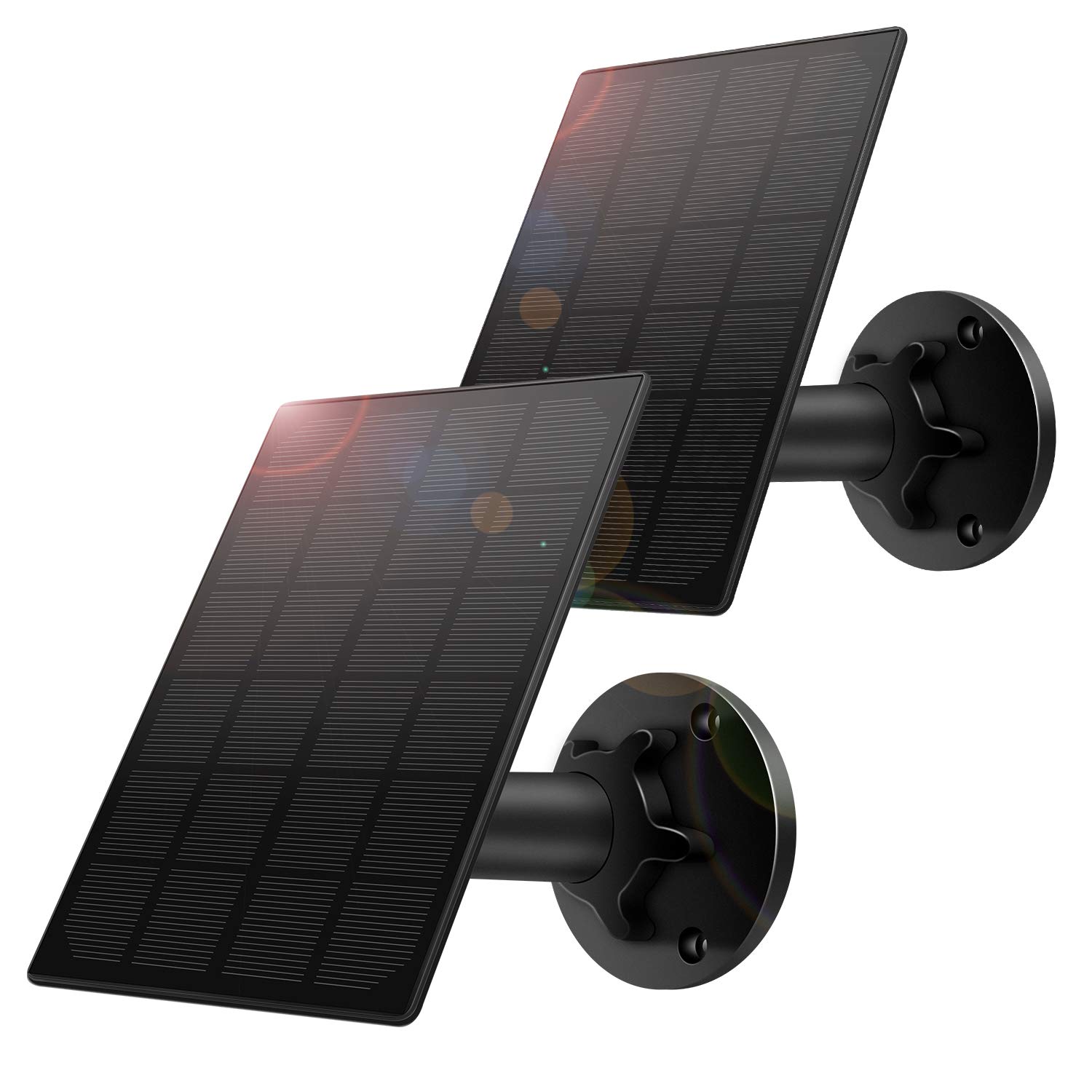 High-Efficiency Solar Panel for Wireless Outdoor Security Cameras - Weatherproof & Durable Power Supply for Home Surveillance Systems (Perfect for Backyard, Garage & Driveway Security)