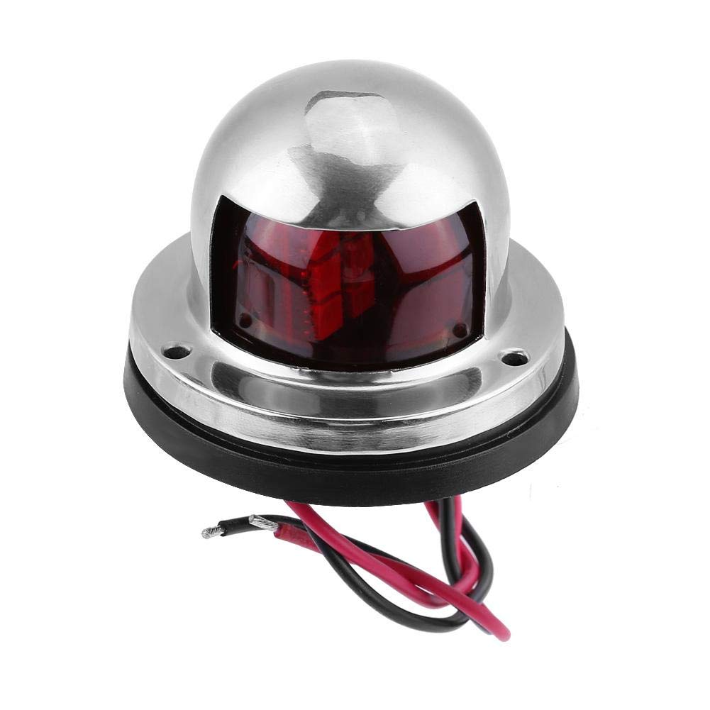 Tbest Marine Navigation Lights - 12V LED Bow Lights for Boats & Yachts (2Pcs, Red/Green) | Waterproof Side Navigation Lamps for Safe Sailing, Fishing & Night Cruising