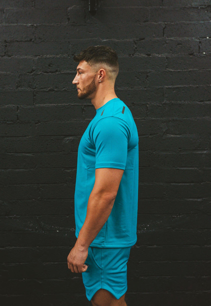 Cerus Teal Janus Men's T-Shirt - Premium Cotton Comfort Fit Casual Tee for Everyday Wear | Gym, Workout, Street Style & Lounge