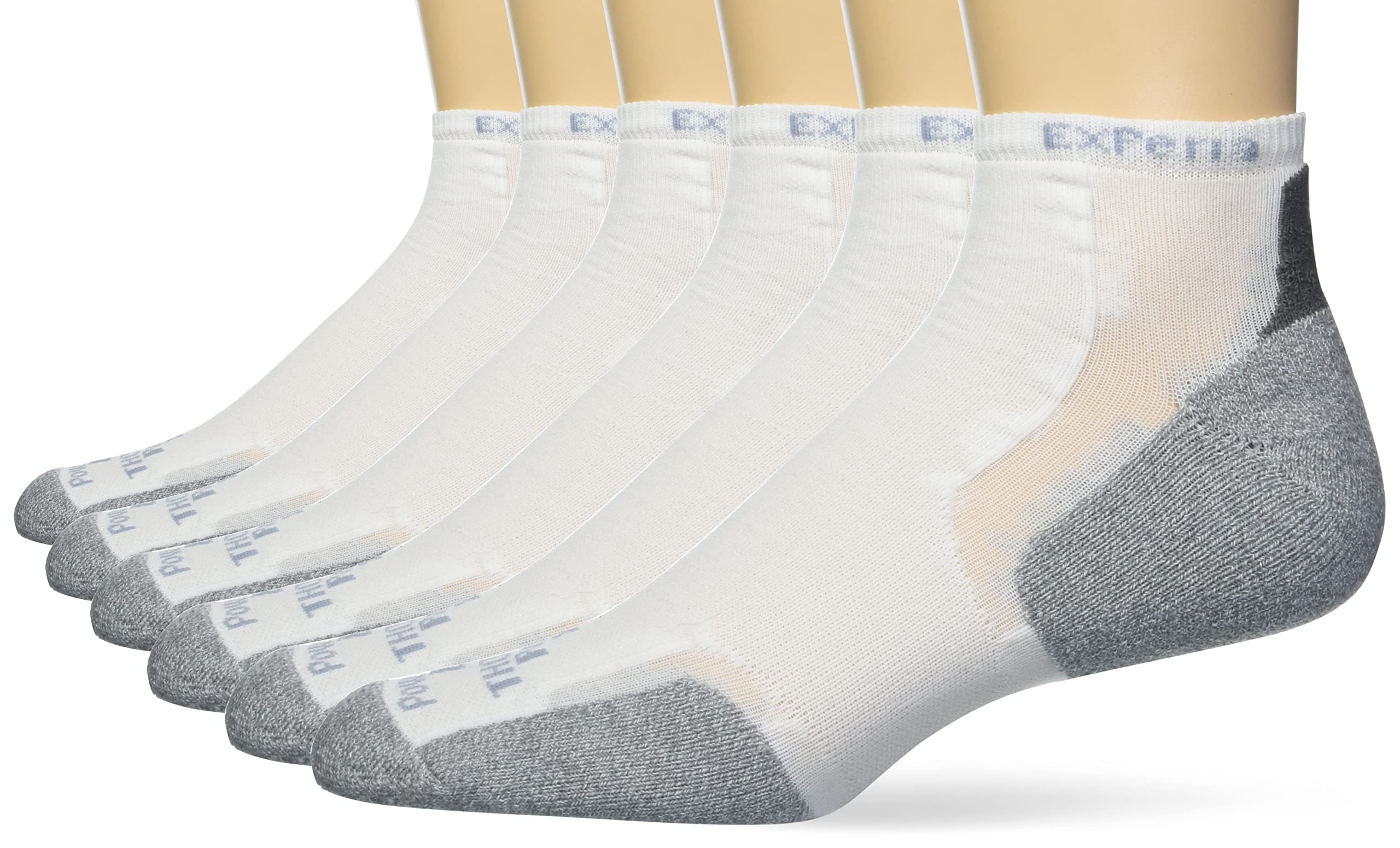 Thorlos Women's Experia Xccu Thin Cushion Running Low Cut Socks - Breathable Athletic Socks for Jogging, Gym & Everyday Wear