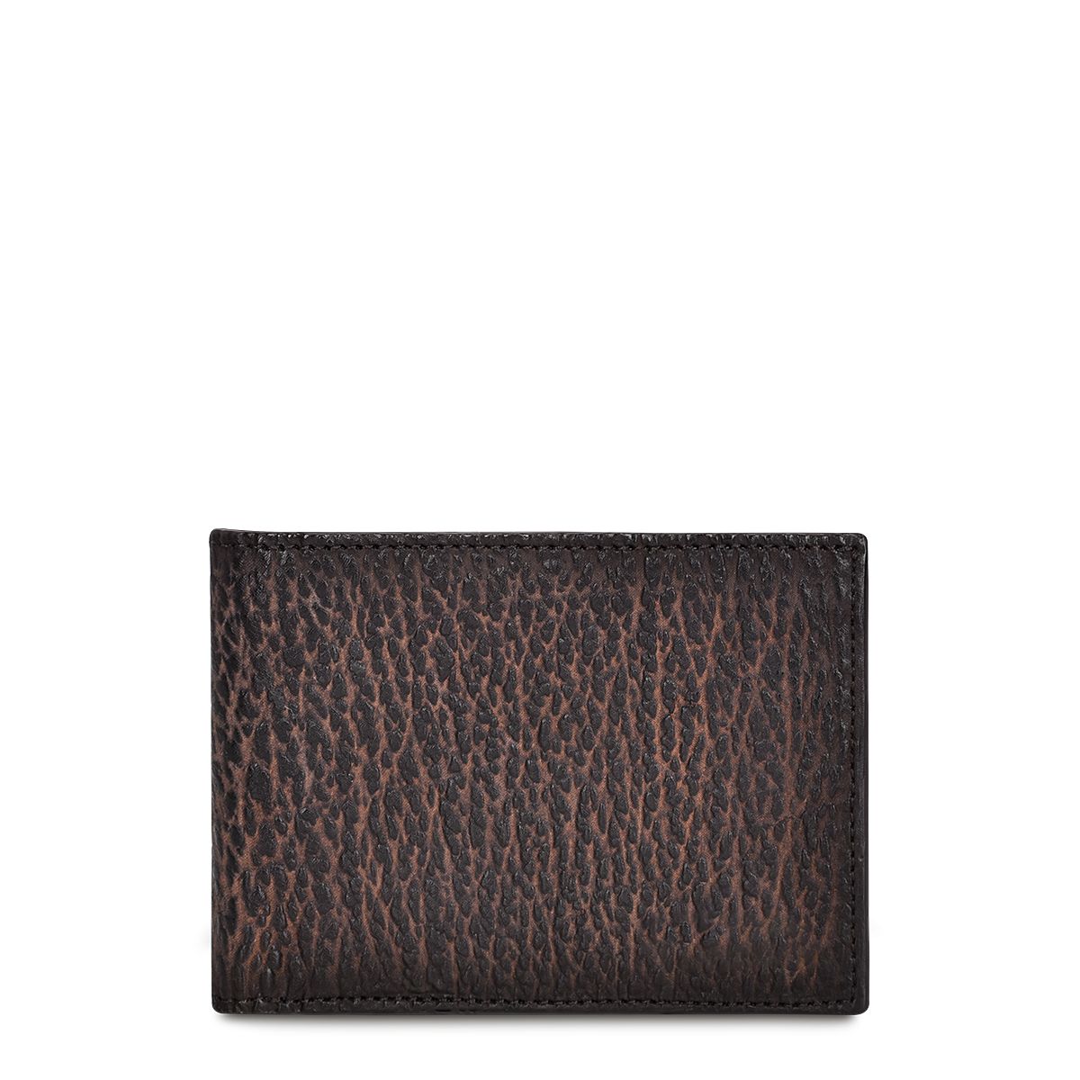 Premium B2910TI Cuadra Brown Classic Bifold Shark Leather Wallet for Men - Slim RFID Blocking Luxury Wallet for Everyday Carry & Travel