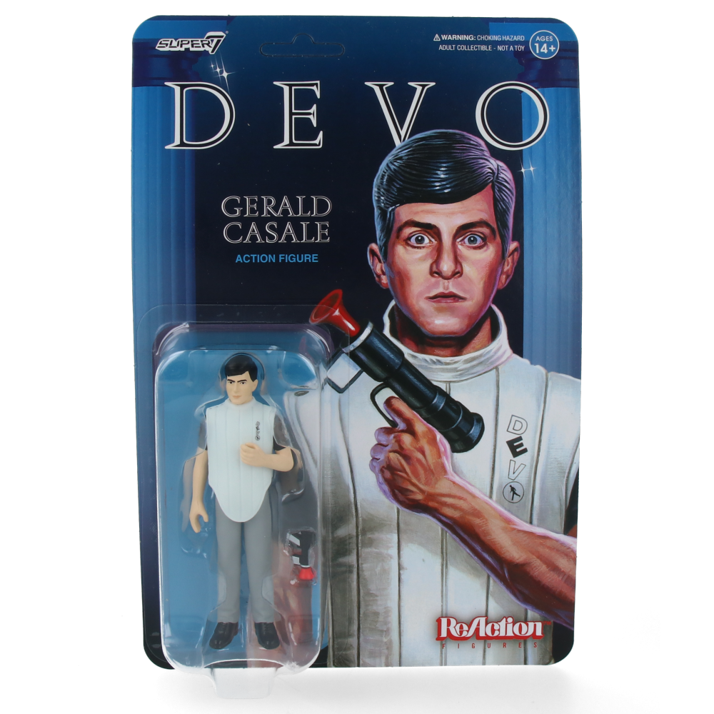 Devo Gerald Casale (New Traditionalists) ReAction Figures Wave 03 - Vintage Music Collectible Action Figure for Fans & Display - Perfect for Home Decor, Office Display & Music Memorabilia Collections