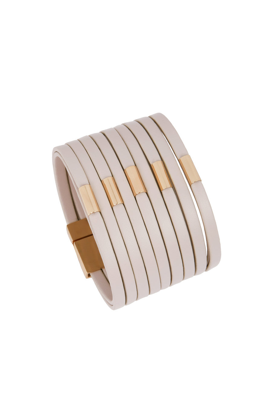 Eco-Friendly Multi Strand Vegan Leather Bracelet for Women - Stylish Boho Accessory for Everyday Wear & Casual Outfits