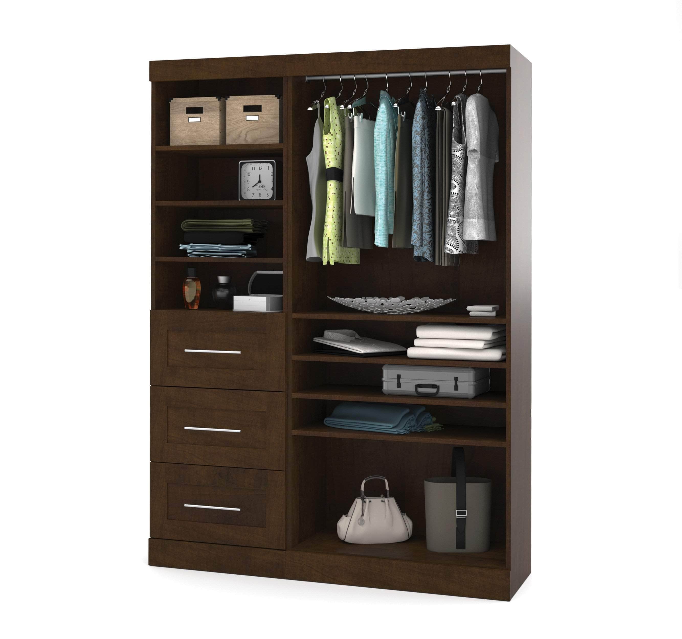 61W Closet Organizer with 7 Color Options - Space Saving Storage Solution for Bedroom, Closet & Wardrobe Organization