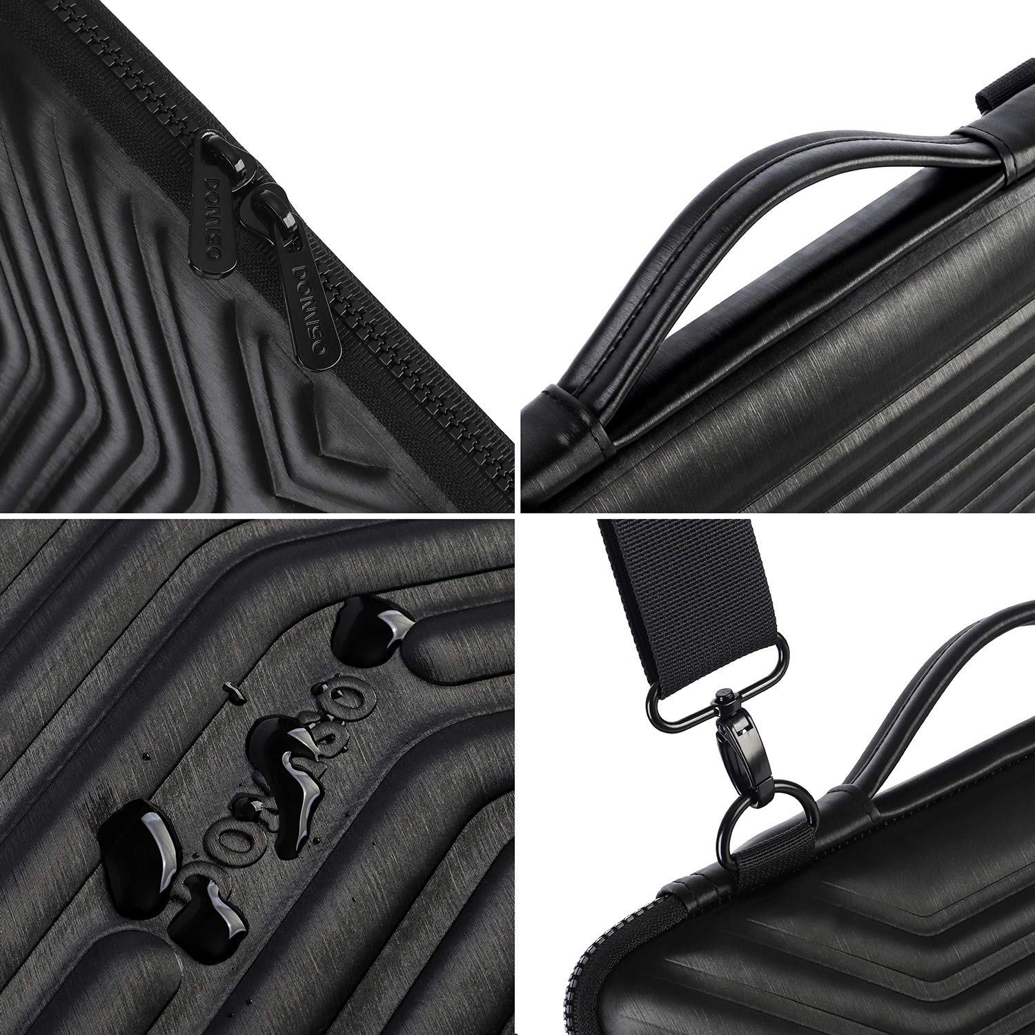 DOMISO 14 Inch Shockproof Waterproof Laptop Sleeve - Lightweight EVA Tablet Case for 14