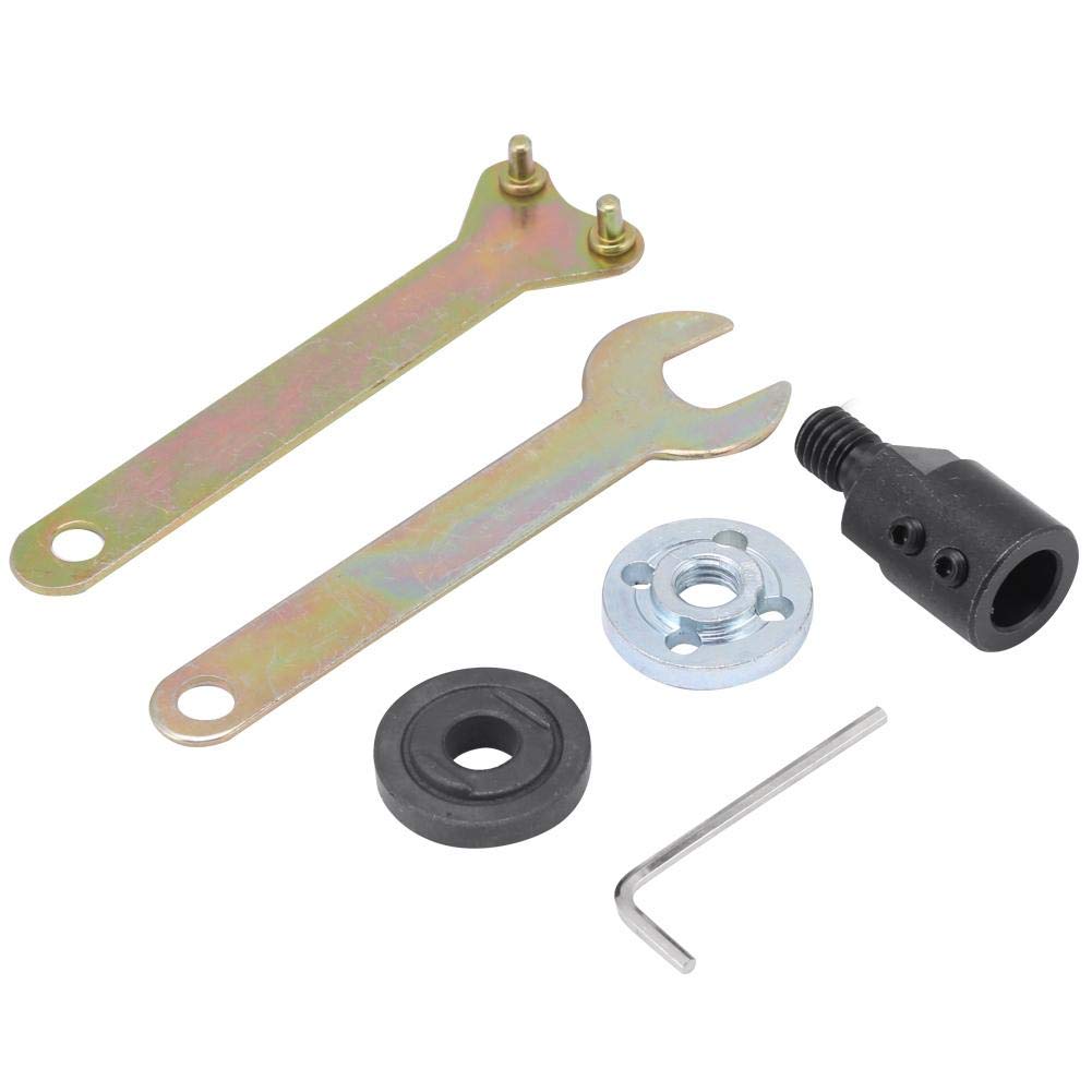 Walfront Angle Grinder Chuck Kit - M10 to 5/8/10/12mm Motor Shaft Coupler with Sleeve Saw Blade Adapter (12mm Size) - Perfect for Woodworking, Metal Cutting & DIY Projects