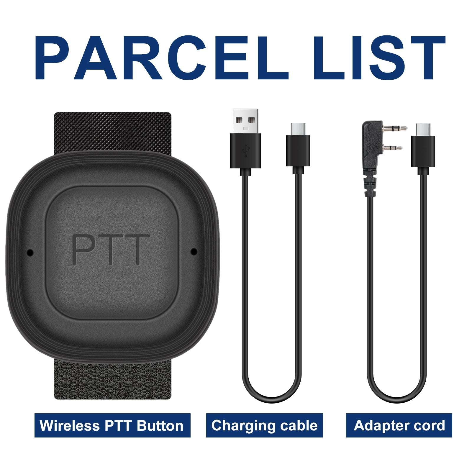 2 in 1 Wireless PTT Button for ODmaster APP - Dual Function (Microphone & Programmer) - Compatible with H3 Plus Radio & PoC Radios - Perfect for Two-Way Communication & Field Operations