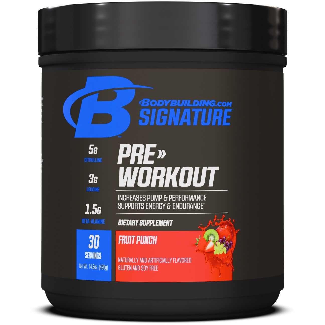 Bodybuilding.com Signature Pre Workout Powder - Premium Energy & Focus Booster for Intense Gym Sessions & Athletic Performance | Best for Bodybuilders & Fitness Enthusiasts
