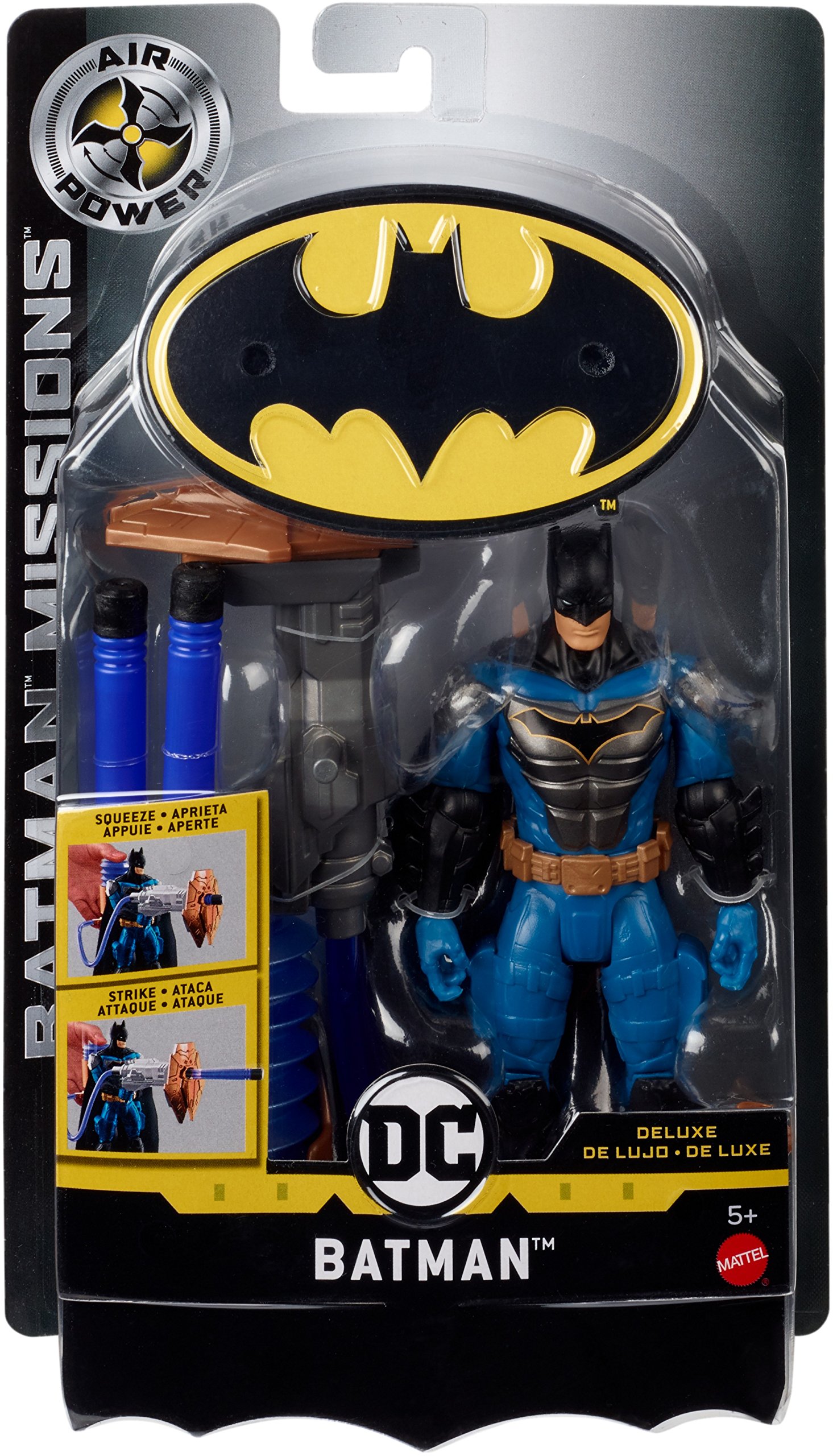 Batman Missions Air Power Action Figure - Collectible DC Comics Superhero Toy for Kids & Adults - Perfect for Play, Display, and Gift Giving