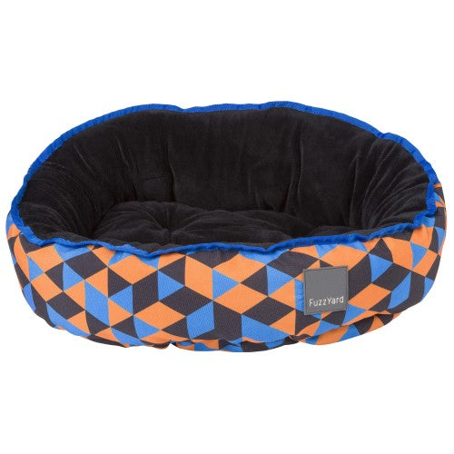 Fuzzyard Reversible Dog Bed - Amsterdam Print Pet Mat for Small Medium Large Dogs - Cozy Washable Dog Bed for Home, Crate & Travel Use