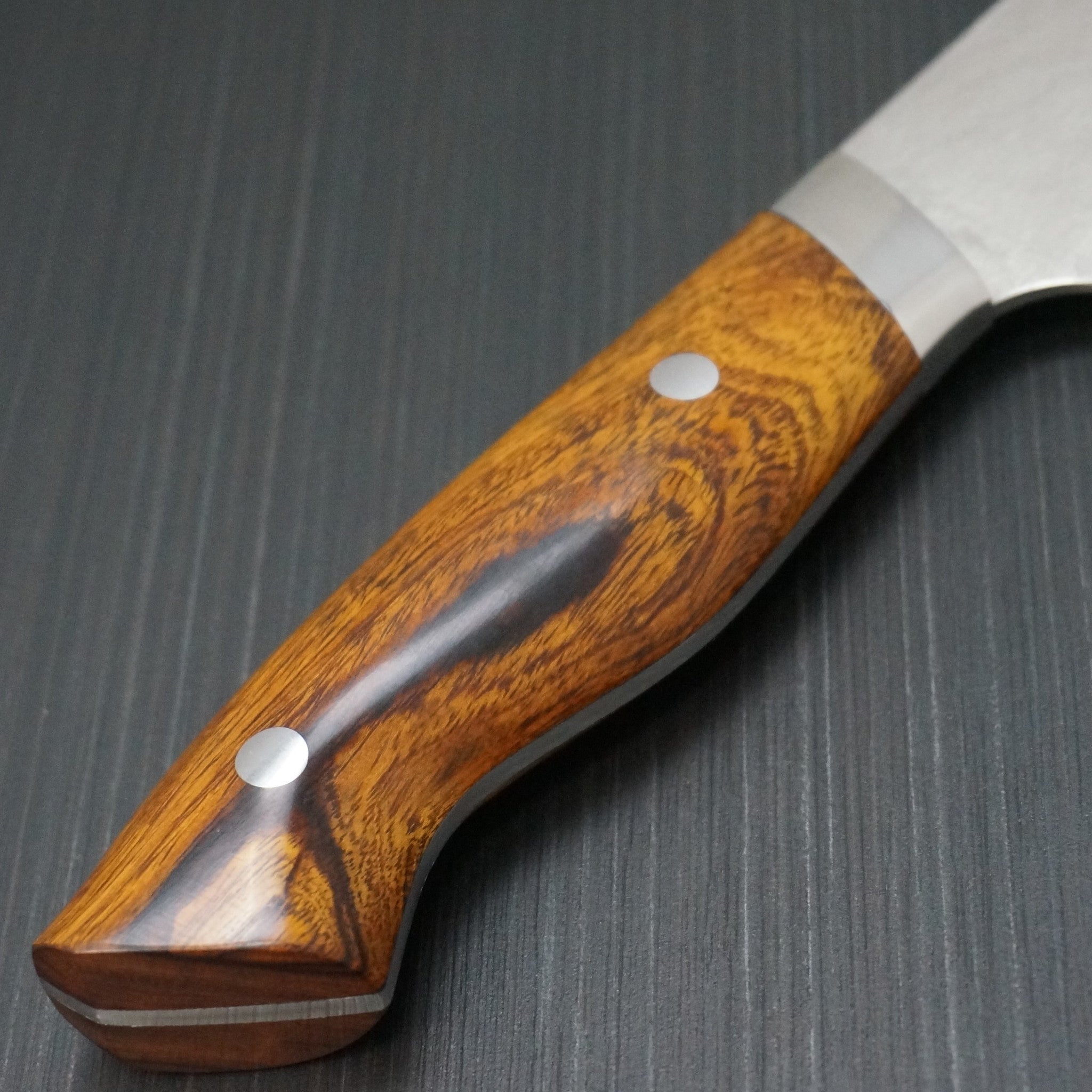 Premium Yuta Katayama Super Gold 2 Damascus Gyuto Chef Knife 210mm - Japanese High-Carbon Steel Blade with Ironwood Handle - Perfect for Professional Chefs & Home Cooking - Sushi, Meat Cutting & Vegetable Chopping