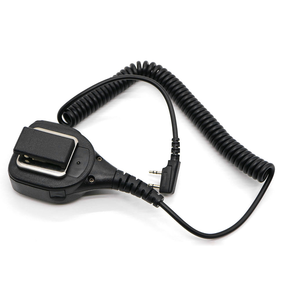 Waterproof Shoulder Speaker Mic for Radioddity Baofeng TYT Radios | K Plug Connector | Durable Outdoor Communication for Hiking, Construction & Emergency Use