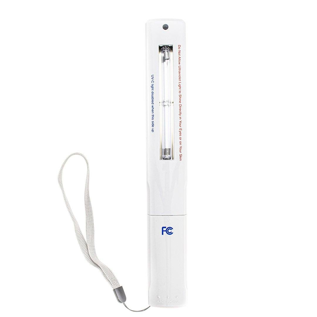 CleanWave Portable UV Sanitizing Wand for Home, Travel & Office - Kills 99.9% Germs & Bacteria on Phones, Keys & Surfaces