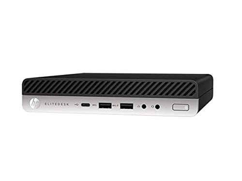 Renewed HP EliteDesk 800 G3 Mini Desktop PC - Intel Core i7-6700T 2.8GHz, 16GB RAM, 512GB SSD, Windows 10 Pro | Compact Business Computer for Office Work, Home Use & Productivity Tasks