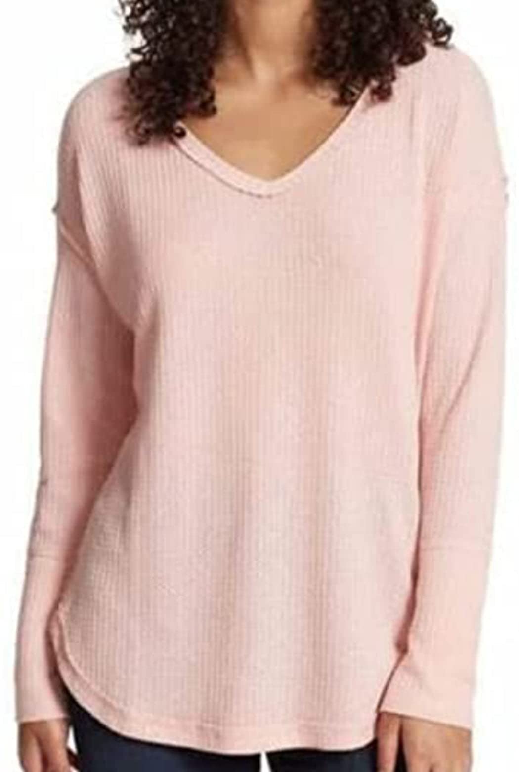 Vintage American Ladies' Thermal Knit Top - Warm Winter Long Sleeve Shirt for Women - Perfect for Cold Weather, Outdoor Activities & Layering Fashion