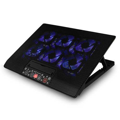 17 Inch Laptop Cooling Pad with Quiet USB-Powered Fans - Ergonomic Adjustable Stand for Notebooks, Perfect for Gaming, Office Work & Home Use