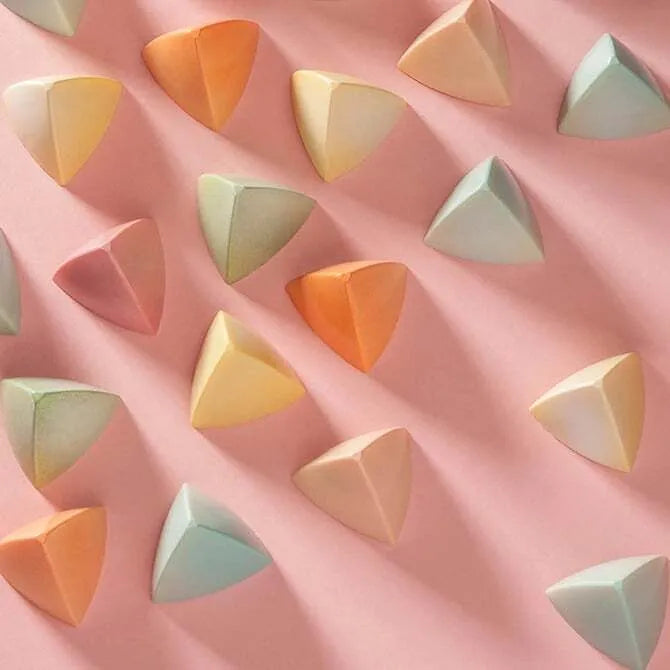 Pyramid 21 Forms - Premium Geometric Crystal Pyramid Set for Meditation, Feng Shui, Home Decor & Spiritual Healing | Perfect for Yoga, Office Desk & Gift Giving
