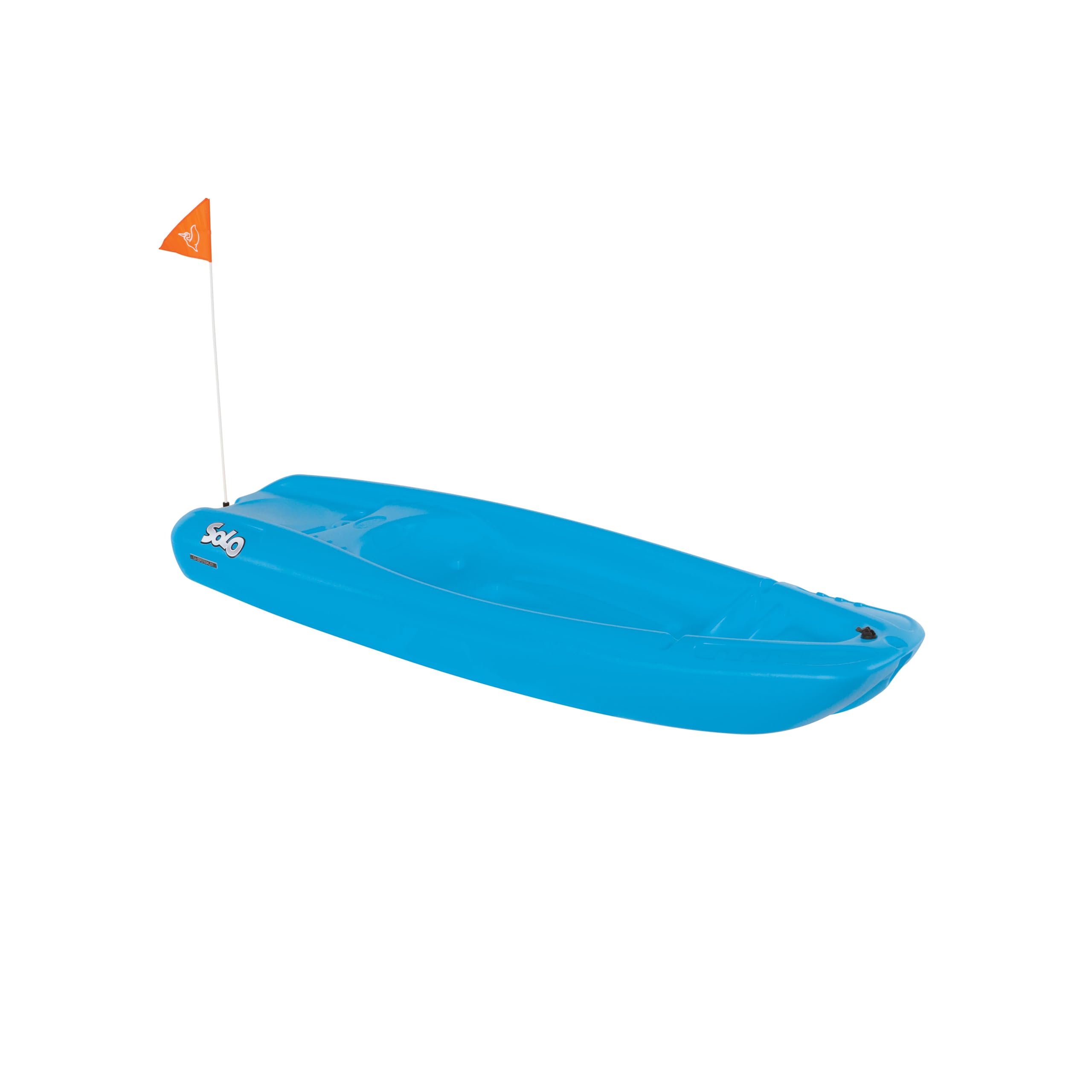 Pelican Solo 6 Feet Sit-on-Top Youth Kayak for Kids | Lightweight & Durable Children's Kayak with Paddle & Accessories | Perfect for Lakes, Rivers & Beginner Paddling Adventures