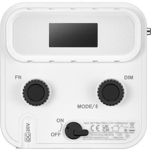 Godox ML60IIBi Bi-Color LED Monolight - 60W Continuous Lighting for Photography, Video & Streaming - Perfect for Studio, YouTube & TikTok Content Creation