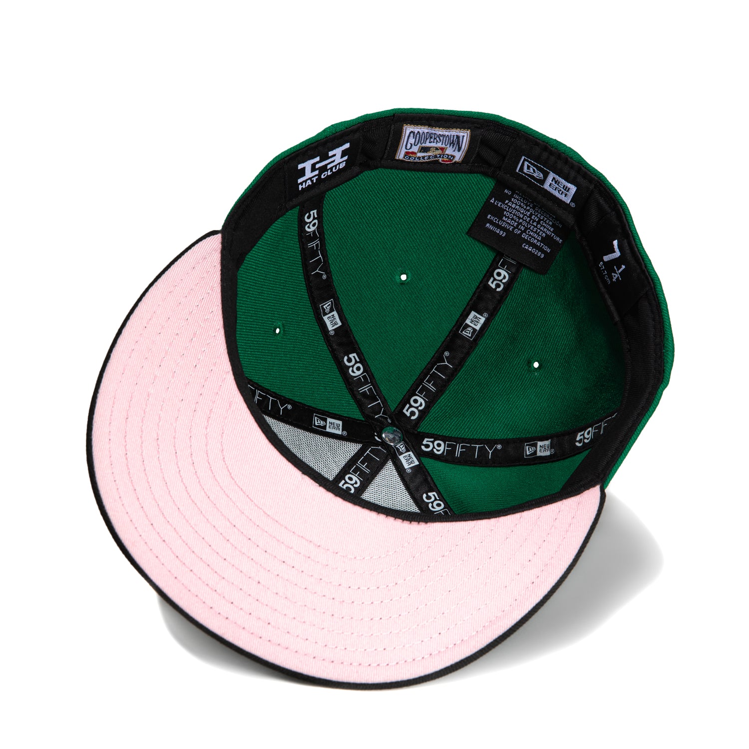 New Era 59Fifty Oakland Athletics Battle of the Bay Patch Script Hat - Kelly Green & Black - MLB Baseball Cap for Men & Women - Perfect for Games, Streetwear & Sports Fans