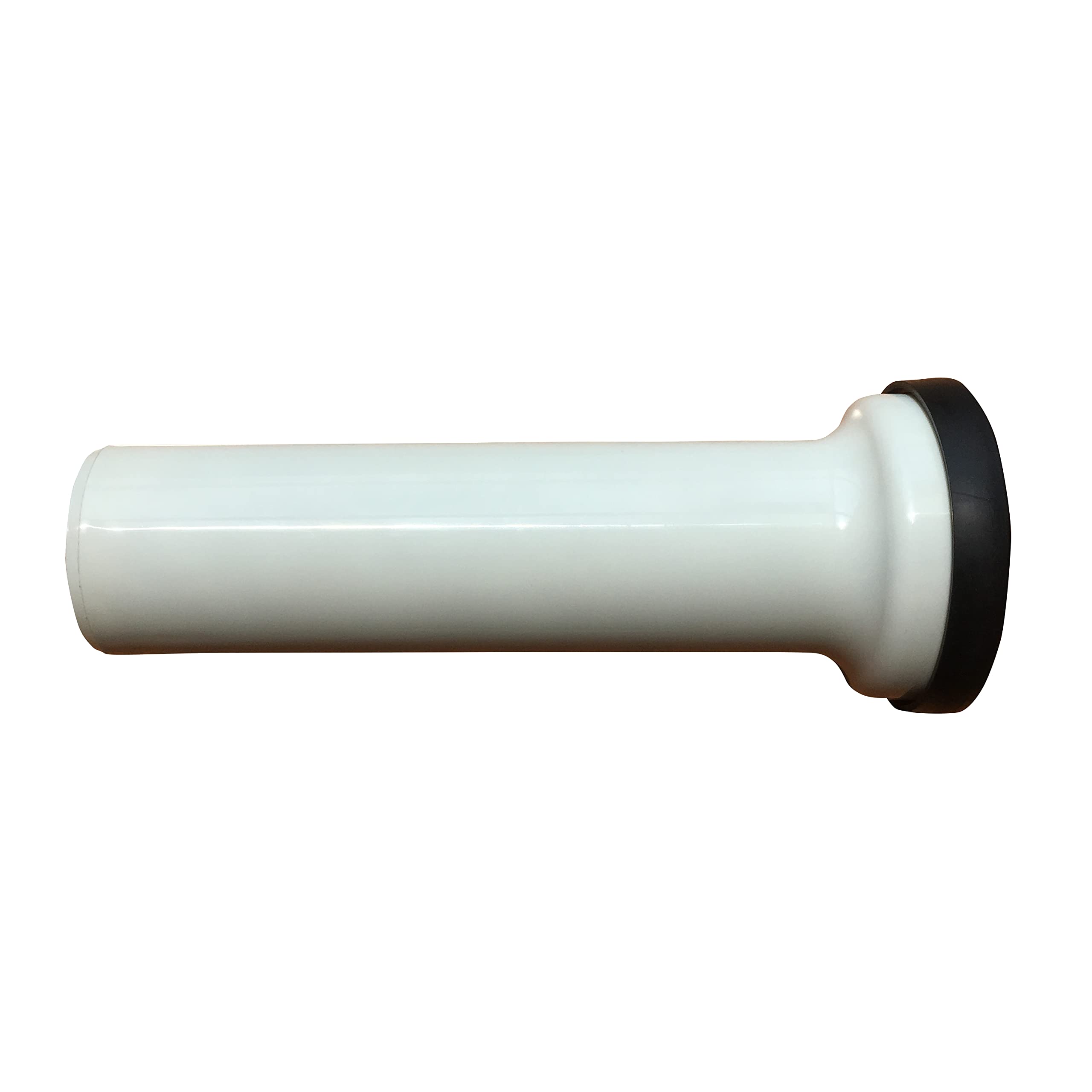 Flodream White Extension Pipe for Toilet and Macerator Pump - Durable Plumbing Connector for RV, Boat & Tiny House Bathrooms