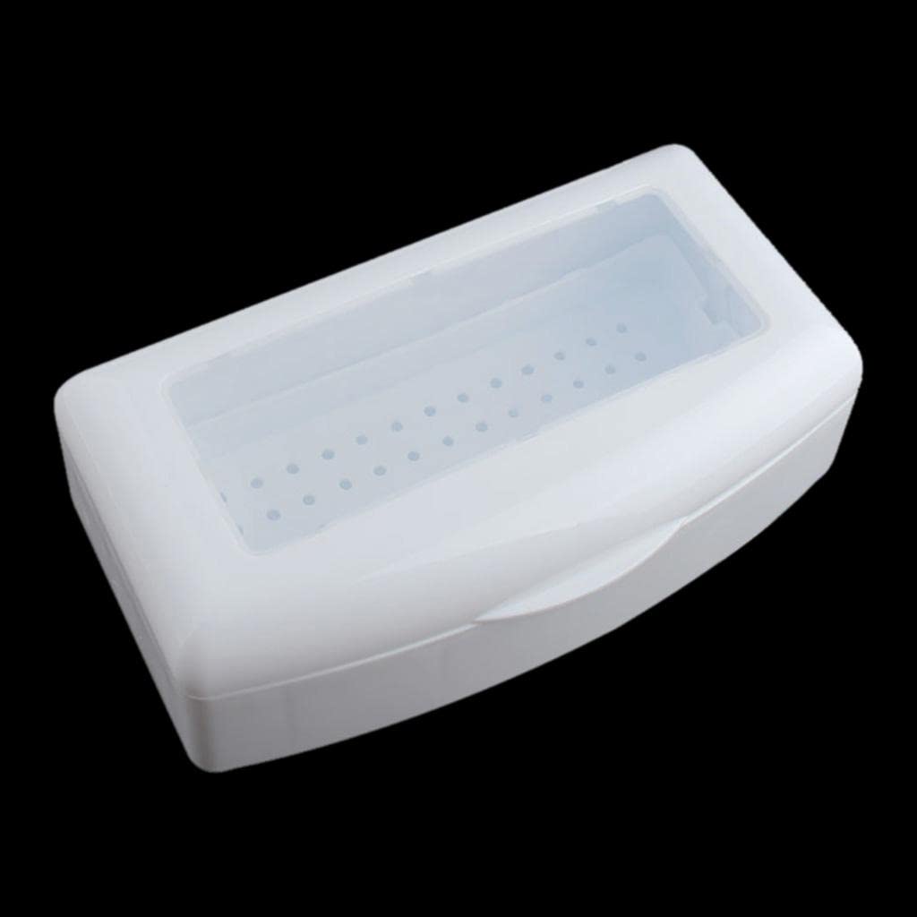 Professional Nail Art Tool Clean Sterilizer Box - UV Sanitizer & Storage Organizer Case for Manicure Tools - Perfect for Salon, Home & Travel Use
