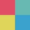 Multi - Air Blue, Yellow, Teal, Pink