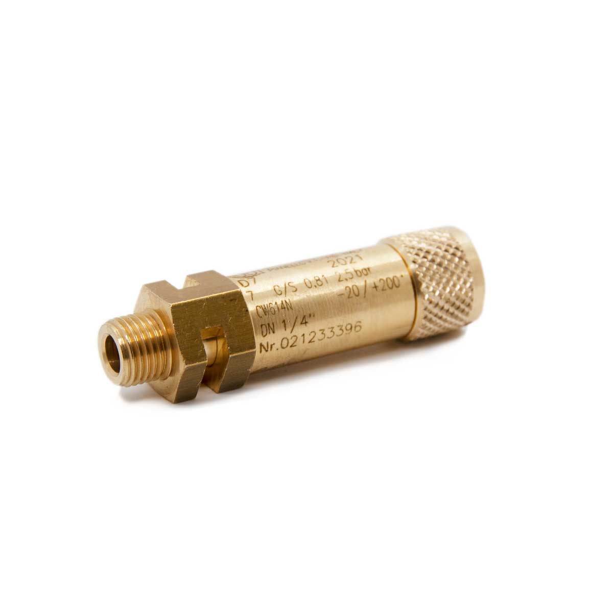 1/4 Inch Boiler Pressure Relief Valve - High-Quality Safety Valve for Water Heaters & HVAC Systems - Perfect for Home & Industrial Use