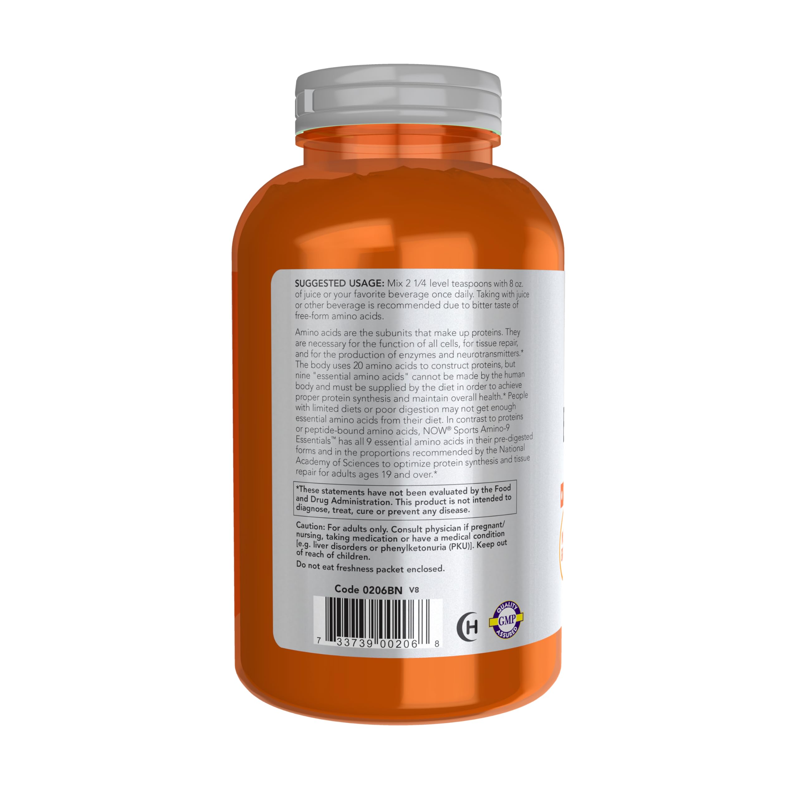NOW Foods Amino-9 Essentials™ Powder - 330g Sports Nutrition Supplement for Enhanced Protein Synthesis & Muscle Recovery | Pre/Post Workout & Active Lifestyle Support